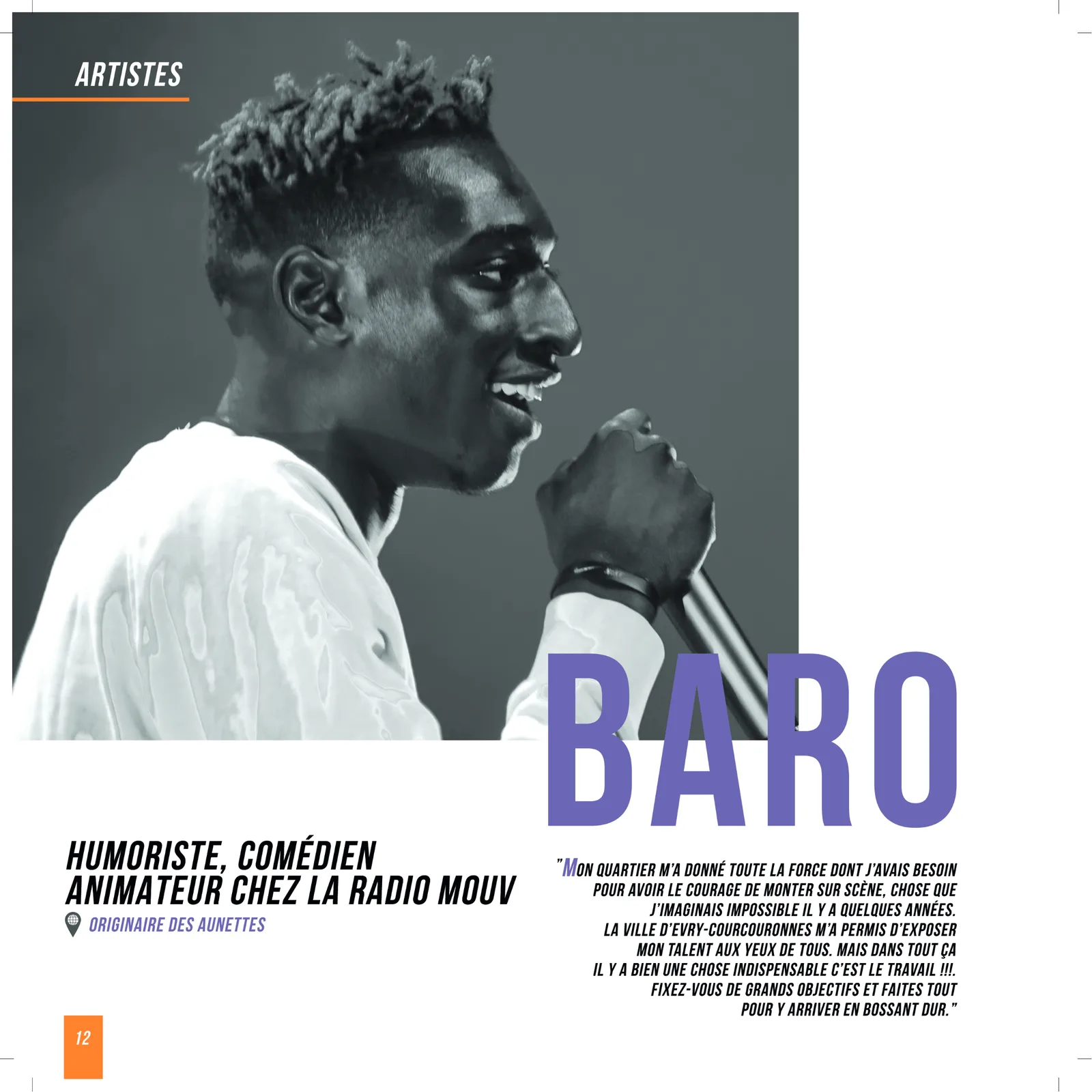 Page 12 du livre Talents de ma Ville