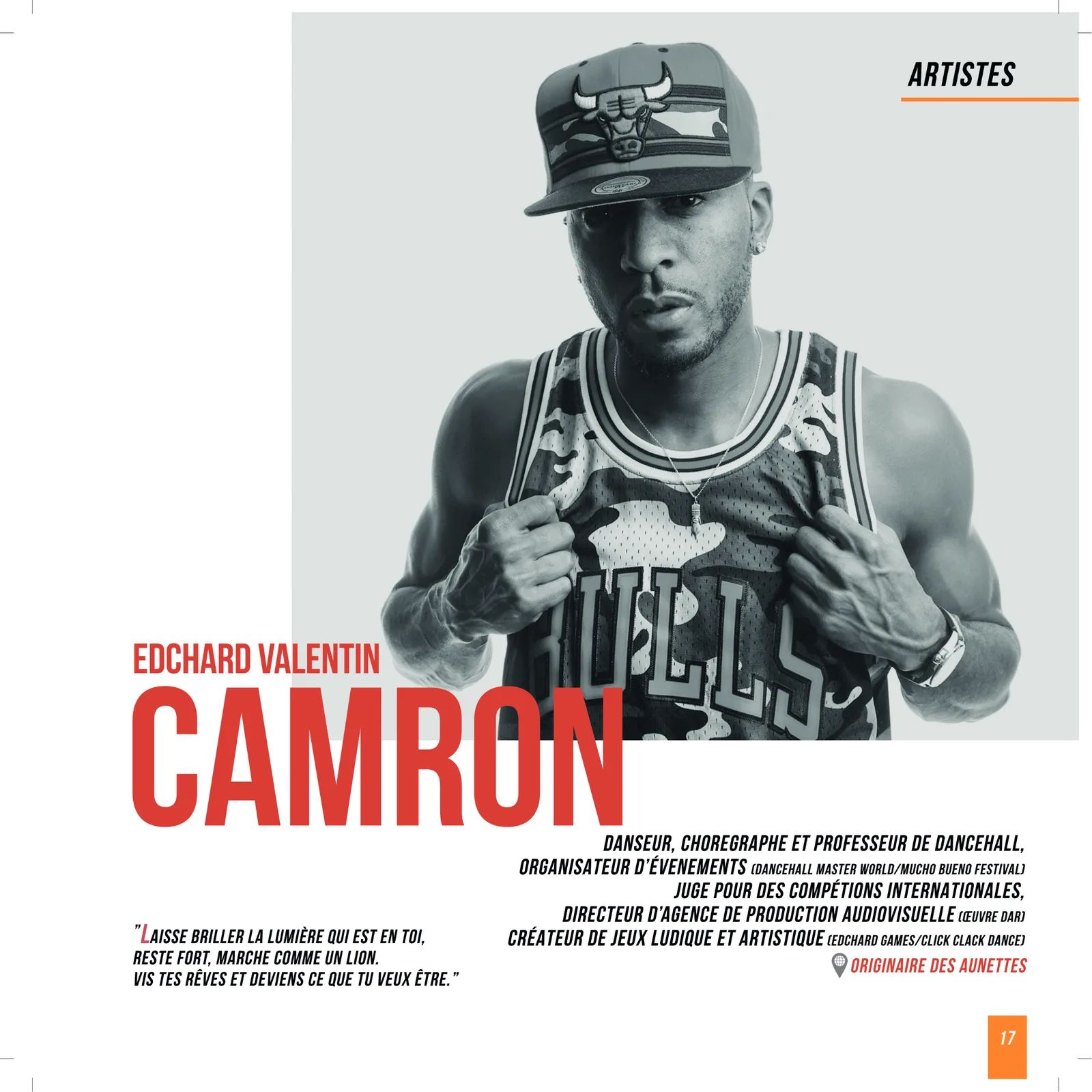 Page 17 du livre Talents de ma Ville