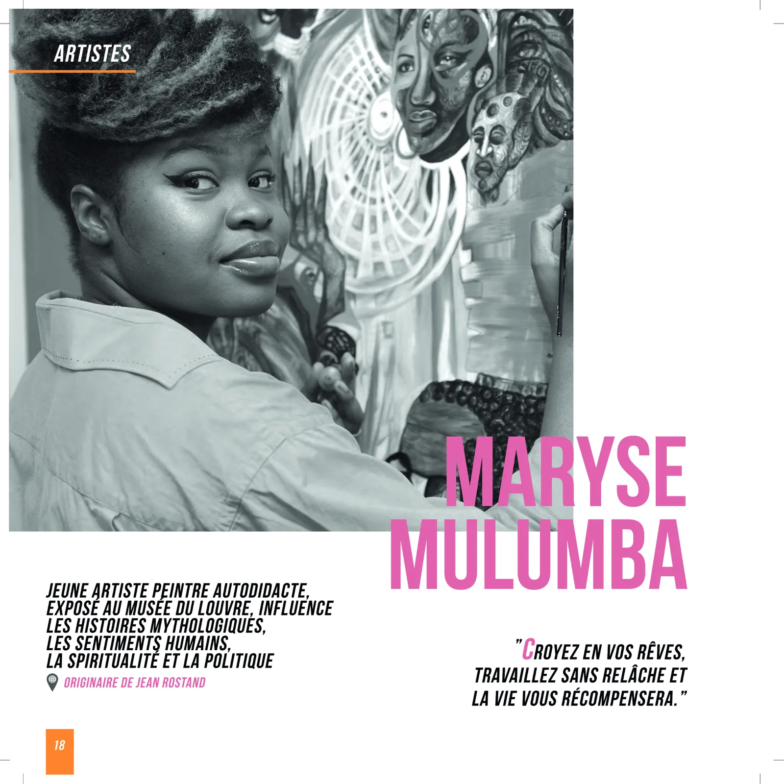 Page 18 du livre Talents de ma Ville