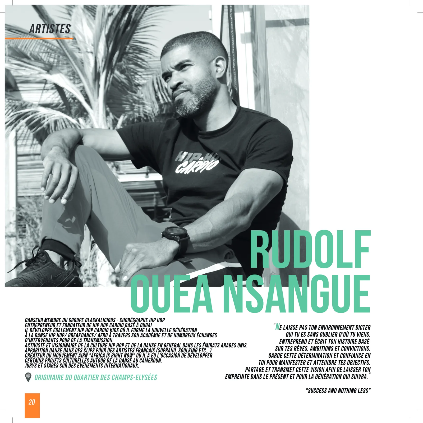 Page 20 du livre Talents de ma Ville