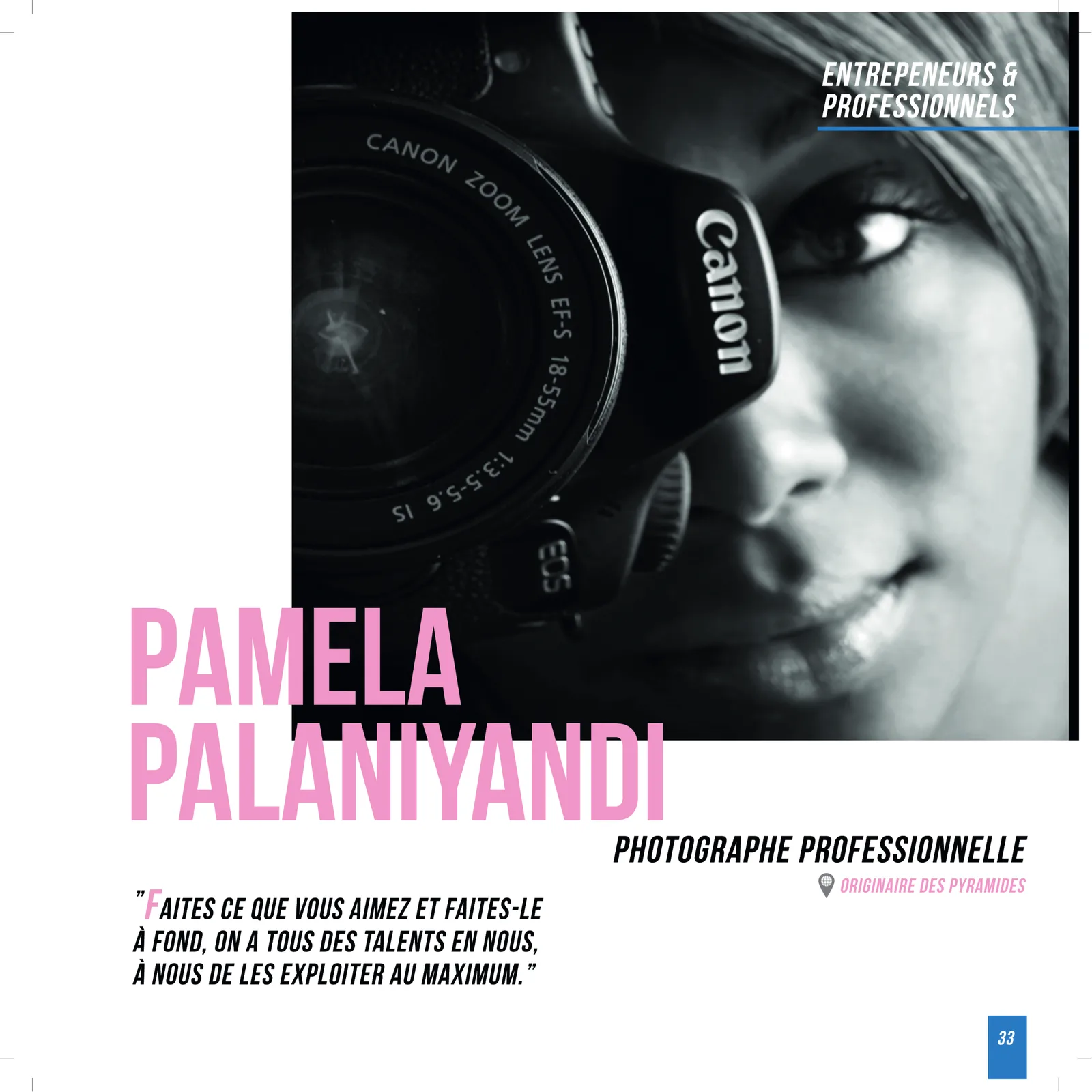 Page 33 du livre Talents de ma Ville