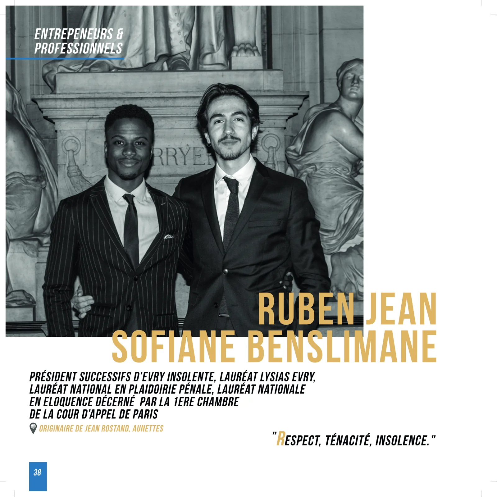 Page 38 du livre Talents de ma Ville