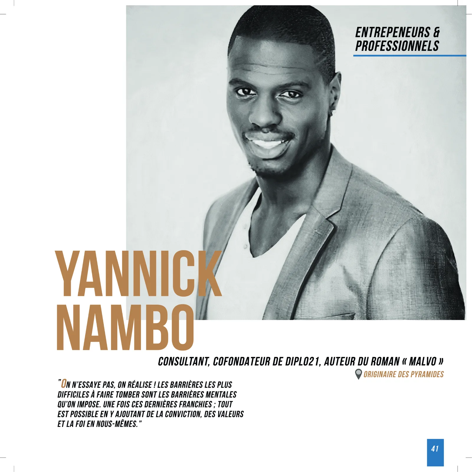 Page 41 du livre Talents de ma Ville