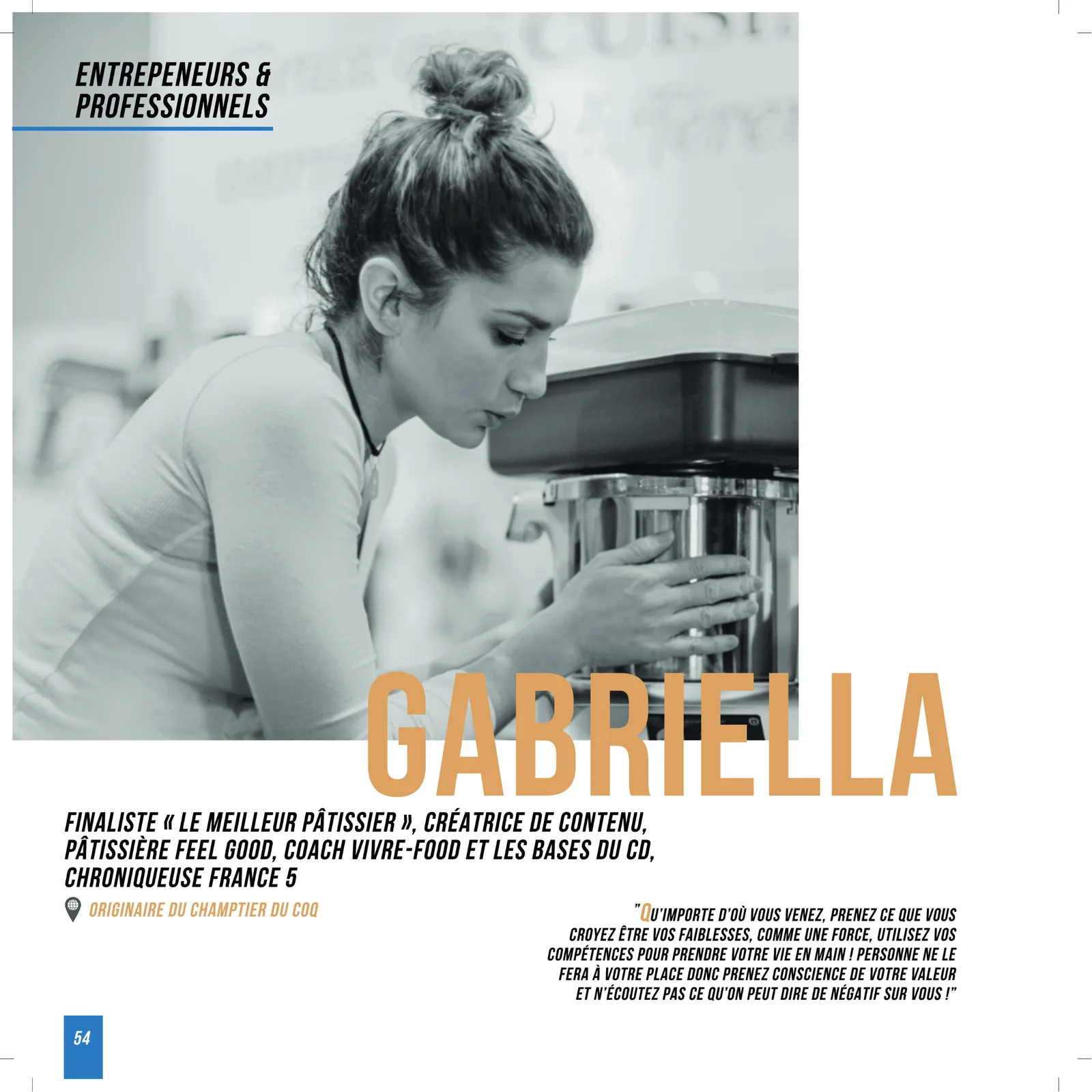 Page 54 du livre Talents de ma Ville